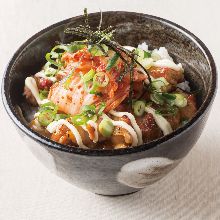 烤雞肉蓋飯