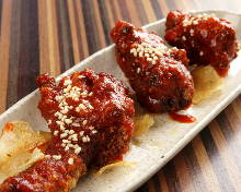 韓式醬料味雞肉與醬油味雞肉