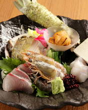 5種生魚片拼盤 5種生魚片拼盤