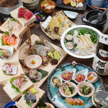 5,500日圓套餐 (9道菜) 5,500日圓套餐 (9道菜)