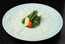 河豚生魚片