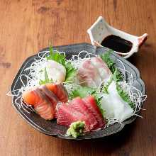 5種生魚片拼盤