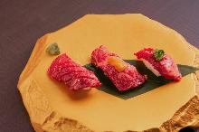 肉壽司拼盤（三種）