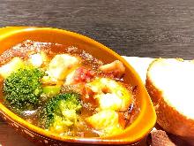 蒜香橄欖油風味海鮮