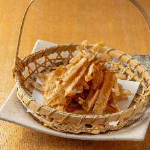  炸牛蒡片