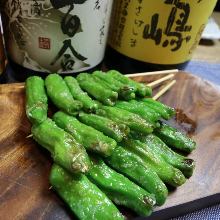 綠辣椒串