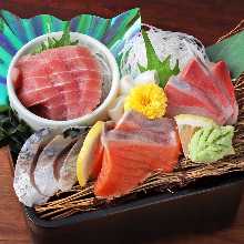 5種生魚片拼盤