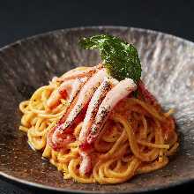 番茄奶油雪蟹大白菜義大利麵