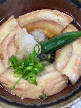 高湯漬炸麵筋