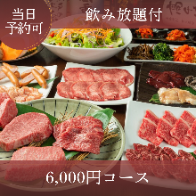 6,000日圓套餐 (11道菜)