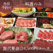 4,500日圓套餐 (11道菜)