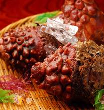 活海鞘生魚片或香醋生海鞘