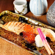 鹽烤鮭魚
