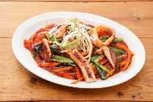 辣炒魷魚